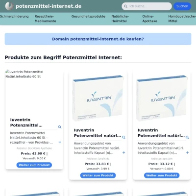 Screenshot potenzmittel-internet.de