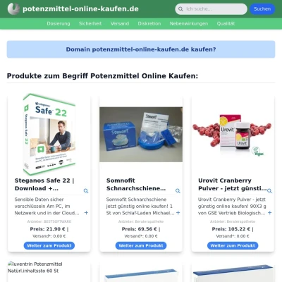 Screenshot potenzmittel-online-kaufen.de