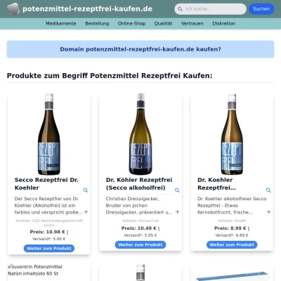 Screenshot potenzmittel-rezeptfrei-kaufen.de