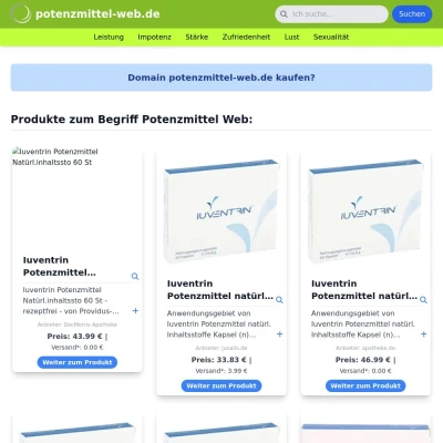 Screenshot potenzmittel-web.de