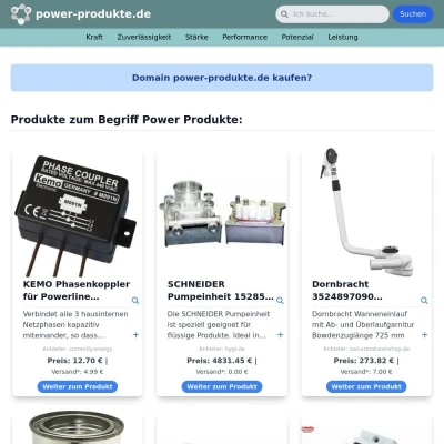 Screenshot power-produkte.de