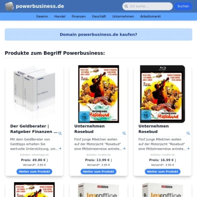 Screenshot powerbusiness.de