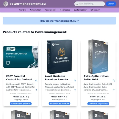 Screenshot powermanagement.eu