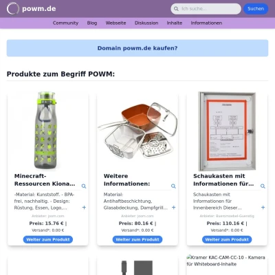 Screenshot powm.de