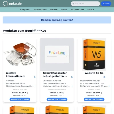 Screenshot ppku.de