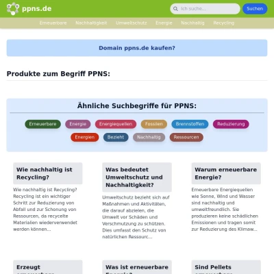 Screenshot ppns.de