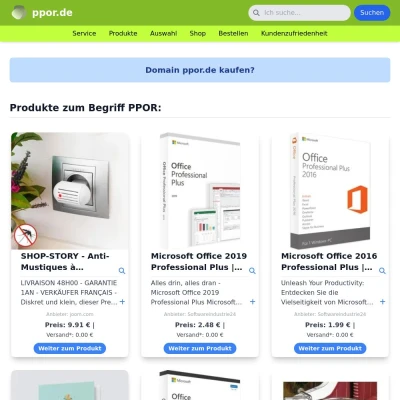 Screenshot ppor.de