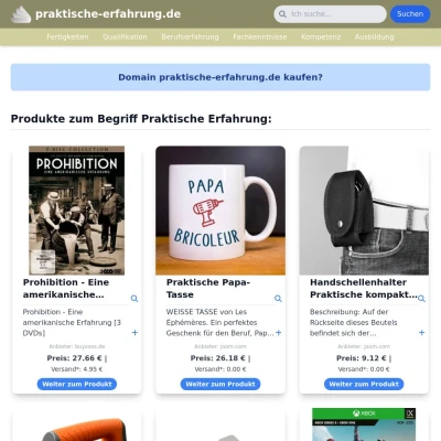 Screenshot praktische-erfahrung.de