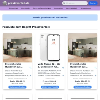 Screenshot praxisvorteil.de