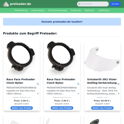 Screenshot preloader.de