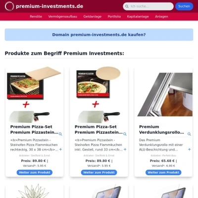 Screenshot premium-investments.de