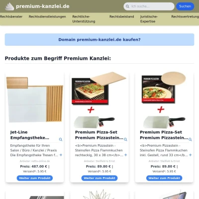 Screenshot premium-kanzlei.de