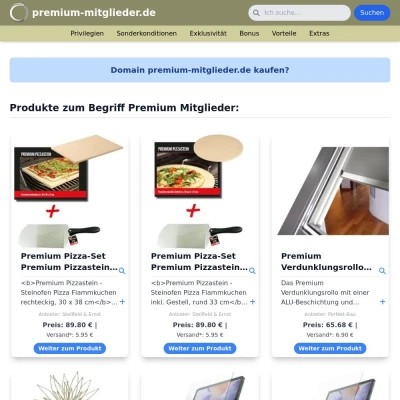 Screenshot premium-mitglieder.de