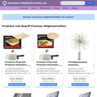 Screenshot premium-mitgliedschaften.de