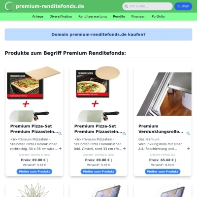 Screenshot premium-renditefonds.de
