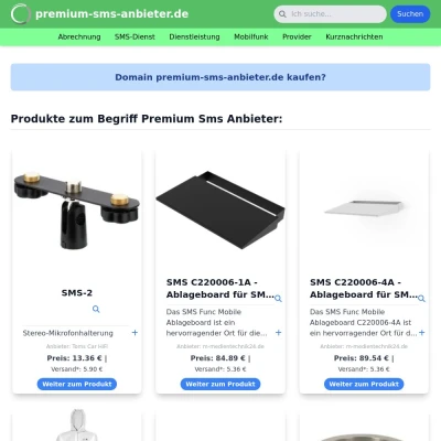 Screenshot premium-sms-anbieter.de