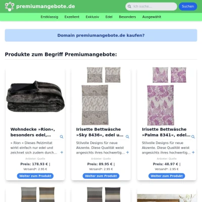 Screenshot premiumangebote.de