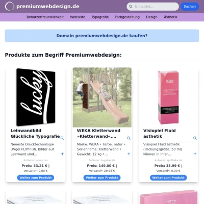 Screenshot premiumwebdesign.de