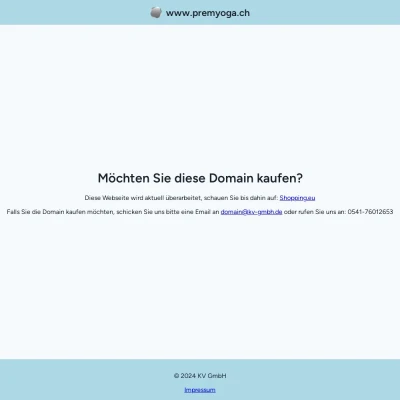 Screenshot premyoga.ch