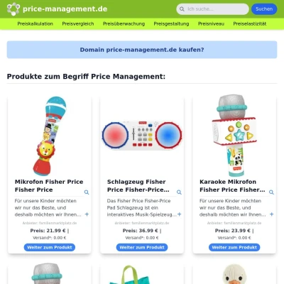 Screenshot price-management.de
