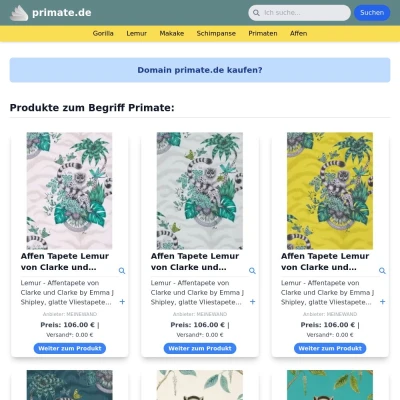 Screenshot primate.de