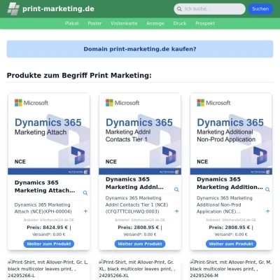 Screenshot print-marketing.de