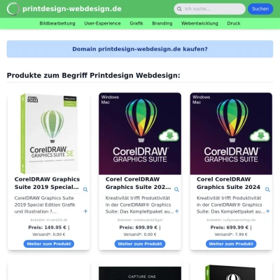 Screenshot printdesign-webdesign.de