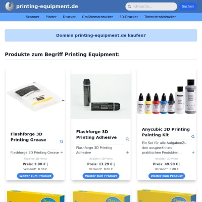 Screenshot printing-equipment.de