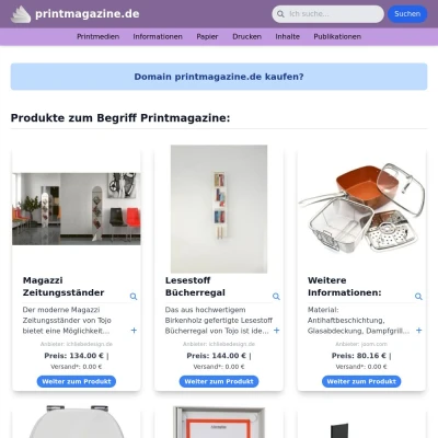 Screenshot printmagazine.de