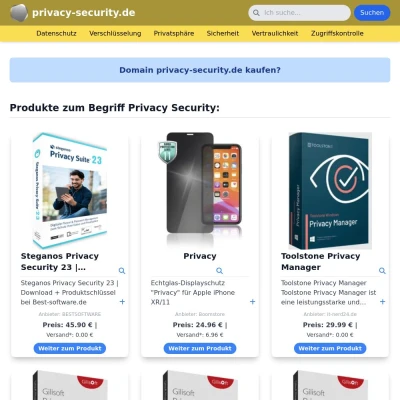 Screenshot privacy-security.de