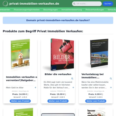 Screenshot privat-immobilien-verkaufen.de