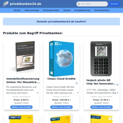 Screenshot privatbanken24.de