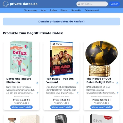 Screenshot private-dates.de