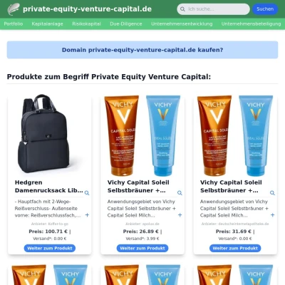 Screenshot private-equity-venture-capital.de