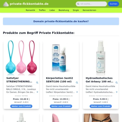 Screenshot private-fickkontakte.de