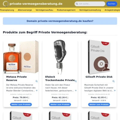 Screenshot private-vermoegensberatung.de