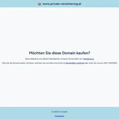 Screenshot private-versicherung.at