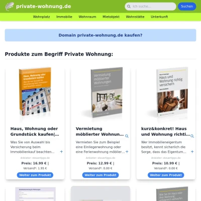 Screenshot private-wohnung.de