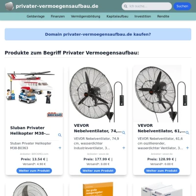 Screenshot privater-vermoegensaufbau.de