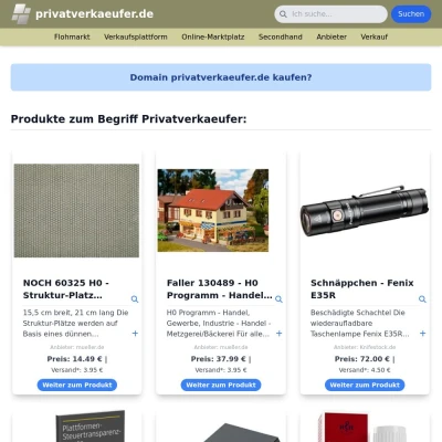 Screenshot privatverkaeufer.de