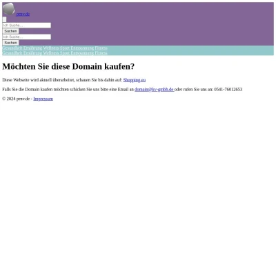 Screenshot prnv.de