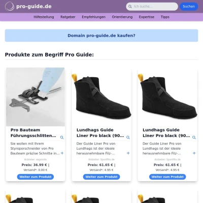 Screenshot pro-guide.de