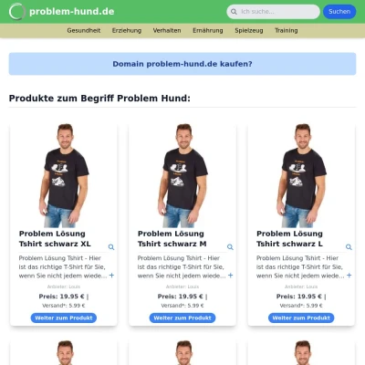 Screenshot problem-hund.de