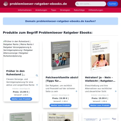 Screenshot problemloeser-ratgeber-ebooks.de