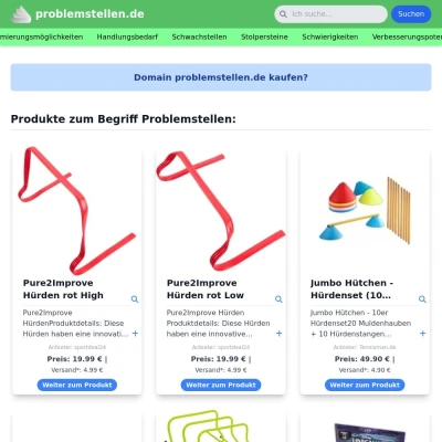 Screenshot problemstellen.de