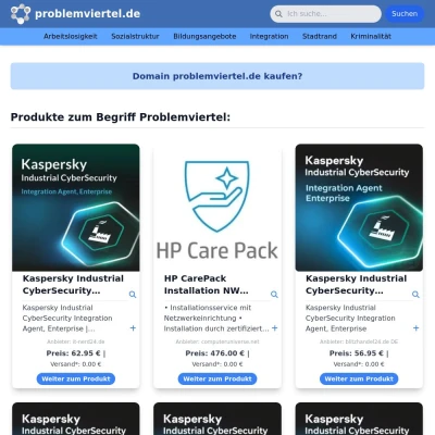 Screenshot problemviertel.de