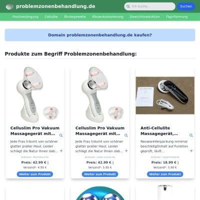 Screenshot problemzonenbehandlung.de