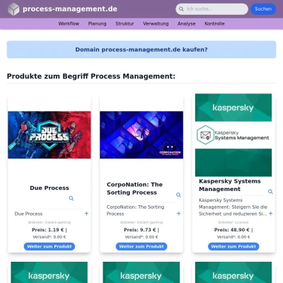 Screenshot process-management.de