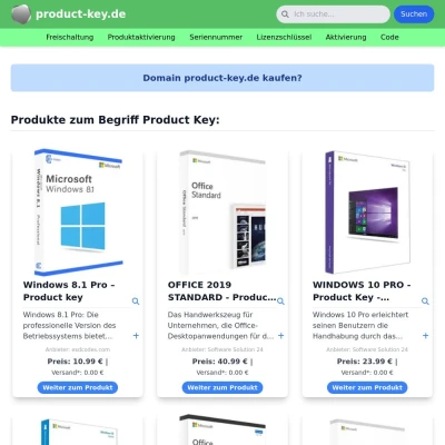 Screenshot product-key.de