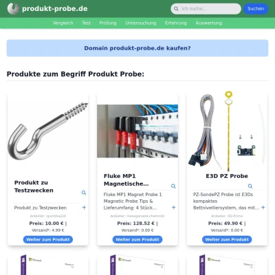 Screenshot produkt-probe.de